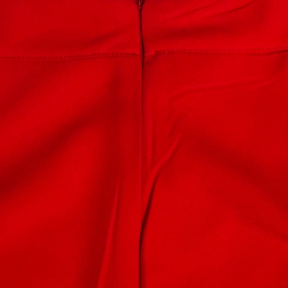 Lulus Red Wide Legged Dress Pants L - Picture 3 of 3
